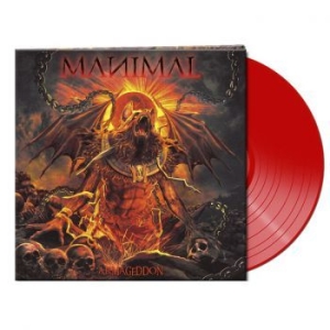 Manimal - Armageddon (Red Vinyl Lp) in the group VINYL / Upcoming releases / Hardrock/ Heavy metal at Bengans Skivbutik AB (4029695)