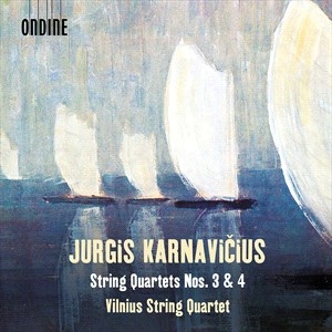 Karnavicius Jurgis - String Quartets Nos. 3 & 4 in the group Externt_Lager /  at Bengans Skivbutik AB (4030038)