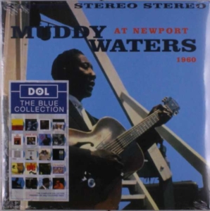 Waters Muddy - At Newport 1960 (Cyan Blue Vinyl) in the group OTHER / Kampanj BlackMonth at Bengans Skivbutik AB (4039672)