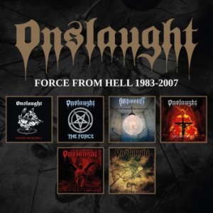 Onslaught - Force From Hell 1983-2007 (6 Cd) in the group CD / Hårdrock/ Heavy metal at Bengans Skivbutik AB (4043898)