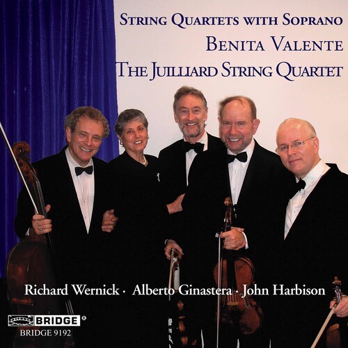 Wernick/Ginastera - String Quartets With Sopr in the group OTHER / Övrigt / at Bengans Skivbutik AB (4045396)