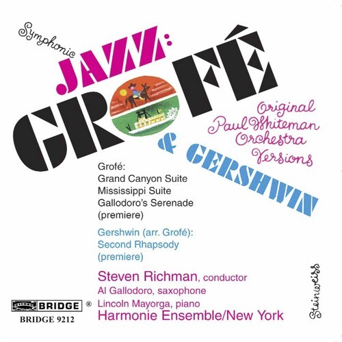 Harmonie Ensemble New York - Symphonic Jazz in the group CD / Övrigt at Bengans Skivbutik AB (4045431)