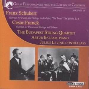 Schubert/Franck - Quintets For Piano & Stri in the group OTHER / Övrigt /  at Bengans Skivbutik AB (4045469)