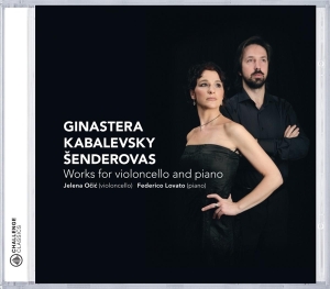 Ginastera/Kabalevsky/Senderova - Works For Violoncello & Piano in the group CD / Klassiskt,Övrigt at Bengans Skivbutik AB (4045881)