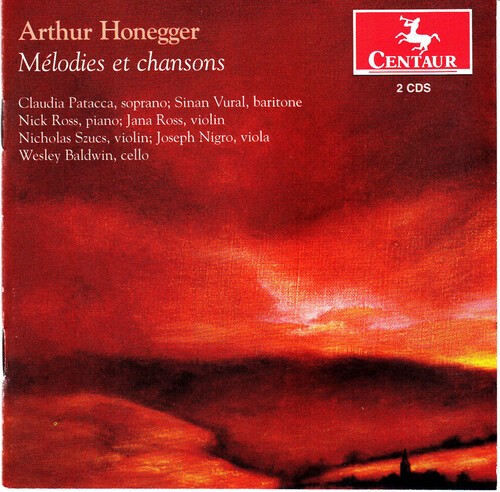 Honegger A. - Melodies Et Chansons in the group OTHER / Övrigt / at Bengans Skivbutik AB (4046226)
