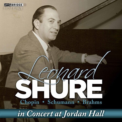 Shure Leonard - In Concert At Jordan Hall in the group CD / Klassiskt at Bengans Skivbutik AB (4046279)