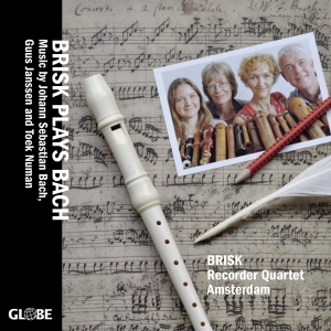 Brisk Recorder Quartet Amsterdam - Brisk Plays Bach in the group CD / Klassiskt,Övrigt at Bengans Skivbutik AB (4047303)