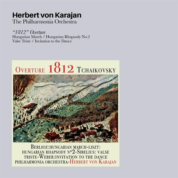 Herbert von Karajan - "1812" Overture / Hungarian March / Hungarian Rhapsody #2/ Valse Triste / Invitation To Dance in the group CD / Klassiskt at Bengans Skivbutik AB (4047460)