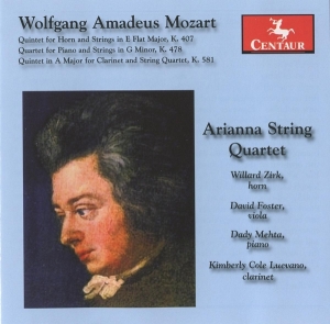 Arianna String Quartet - Quintets & Quartet in the group CD / Klassiskt,Övrigt at Bengans Skivbutik AB (4047809)