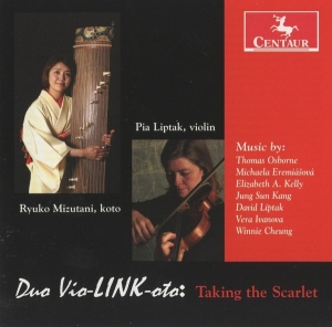 Liptak/Mizutani - Taking The Scarlet in the group CD / Klassiskt,Övrigt at Bengans Skivbutik AB (4047926)