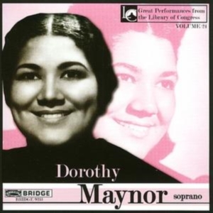 Maynor Dorothy - Dorothy Maynor Soprano in the group CD / Klassiskt at Bengans Skivbutik AB (4047956)