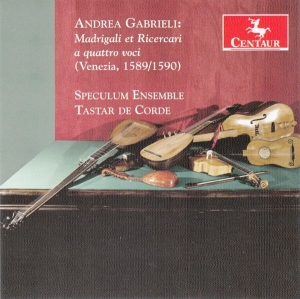 Gabrieli A. - Madrigali Et Ricercari A Quattro Voci in the group CD / Klassiskt,Övrigt at Bengans Skivbutik AB (4048130)