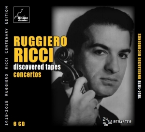 Ricci Ruggiero - Discovered Tapes Concertos in the group CD / Klassiskt,Övrigt at Bengans Skivbutik AB (4048804)