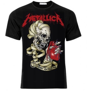 Metallica - Metallica T-Shirt Heart Explosive in the group OTHER / Merchandise at Bengans Skivbutik AB (4049214)