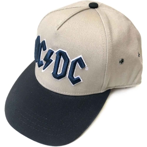 Ac/Dc - Navy Logo Sand/Bl Snapback C in the group OTHER / Merch Caps and Hats at Bengans Skivbutik AB (4049400)