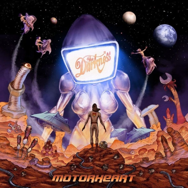 Darkness The - Motorheart in the group VINYL / Pop-Rock at Bengans Skivbutik AB (4052578)
