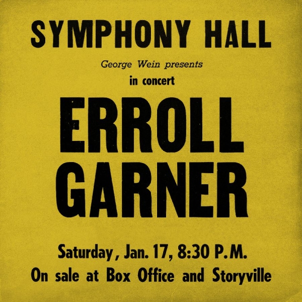 Garner Erroll - Symphony Hall Concert in the group VINYL / Jazz/Blues at Bengans Skivbutik AB (4053625)