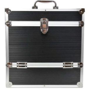 Vinyltillbehör - 12' Aluminium LP Vinyl Storage Case - Bl in the group OTHER / Merchandise at Bengans Skivbutik AB (4057910)