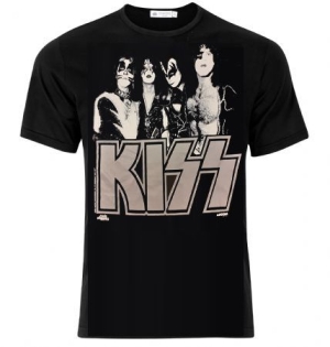 Kiss - Kiss T-Shirt 1976 Silver Logo in the group OTHER / Merchandise at Bengans Skivbutik AB (4062883)