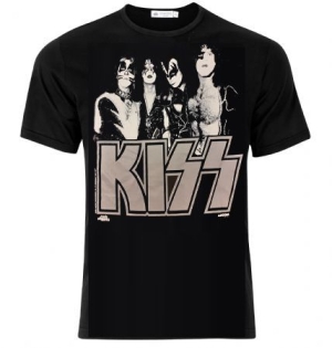 Kiss - Kiss T-Shirt 1976 Silver Logo in the group OTHER / Merchandise at Bengans Skivbutik AB (4062883)