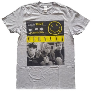 Nirvana - Nirvana Unisex Tee : Bleach Cassettes in the group MERCH / T-Shirt / Summer T-shirt 23 at Bengans Skivbutik AB (4063585r)
