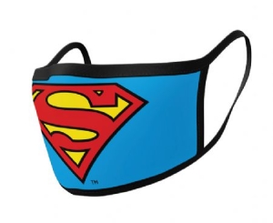 Superman - Superman (Logo) Face mask (2-pack) in the group OUR PICKS / Recommended Merch at Bengans Skivbutik AB (4063968)