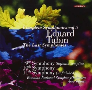 Eduard Tubin - Complete Symphonies, Vol. 5 in the group Externt_Lager /  at Bengans Skivbutik AB (4065336)