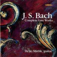 Johann Sebastian Bach - Complete Lute Works in the group Externt_Lager /  at Bengans Skivbutik AB (4065468)