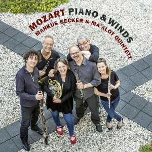 Becker Markus & Ma'alot Quintett - Mozart, Piano & Winds in the group CD / Klassiskt,Övrigt at Bengans Skivbutik AB (4066337)