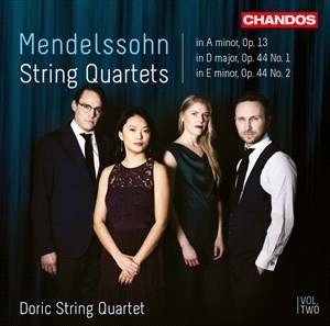 Mendelssohn Felix - String Quartets, Vol. 2 in the group Externt_Lager /  at Bengans Skivbutik AB (4071361)
