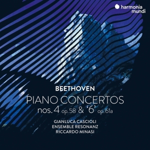 Cascialo Gianluca / Ensemble Resonanz /  - Beethoven Piano Concertos Nos.4 op.58 &  in the group CD / Klassiskt,Övrigt at Bengans Skivbutik AB (4073061)