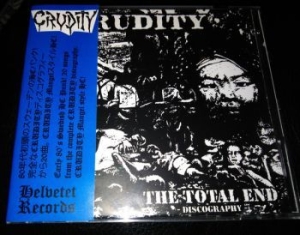Crudity - Total End The - Discography in the group CD / Pop-Rock,Svensk Musik at Bengans Skivbutik AB (4073414)