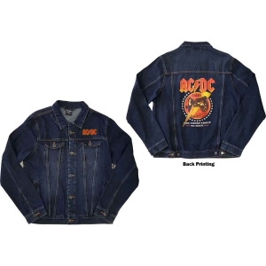 Ac/Dc - About To Rock Uni Denim Jacket:  in the group MERCHANDISE / Merch / Hårdrock at Bengans Skivbutik AB (4073818r)