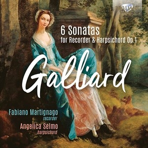 Galliard Johann Ernst - 6 Sonatas For Recorder & Harpsichor in the group Externt_Lager /  at Bengans Skivbutik AB (4073998)