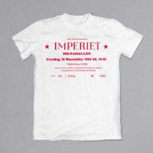 Imperiet - T-shirt Solnahallen Konsertbiljett in the group OTHER / BW-T-shirts at Bengans Skivbutik AB (4079031r)