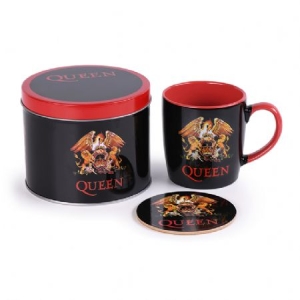 Queen - Queen (Logo) Mug & Coaster In Tin in the group OTHER / MK Test 7 at Bengans Skivbutik AB (4081906)
