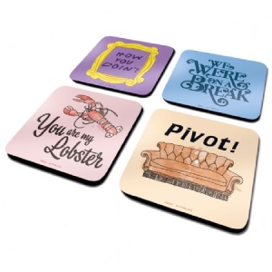 Friends - Friends (Quotes) 4 Coaster Set in the group OTHER / MK Test 1 at Bengans Skivbutik AB (4082068)