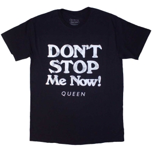Queen - Don't Stop Me Now Uni Navy T-Shirt in the group Minishops / Queen at Bengans Skivbutik AB (4085128r)