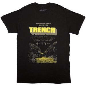 Twenty One Pilots - Trench Cliff Uni Bl T-Shirt in the group MERCHANDISE / T-shirt / Pop-Rock at Bengans Skivbutik AB (4085517r)