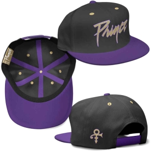 Prince - Gold Logo & Symbol Purp/Bl Snapback C in the group MERCHANDISE / Cap / RnB-Soul at Bengans Skivbutik AB (4086512)