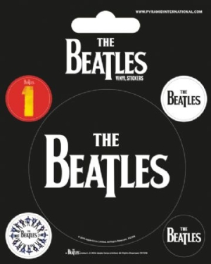 Beatles - The Beatles (Black) Vinyl Sticker Pack in the group OUR PICKS / Recommended Merch at Bengans Skivbutik AB (4088257)