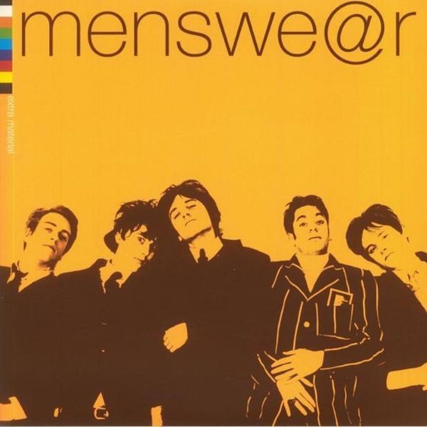 Menswear - Extra Material (180G Orange & White Viny in the group VINYL at Bengans Skivbutik AB (4091066)