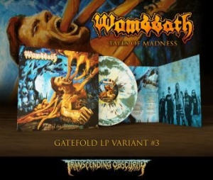 Wombbath - Tales Of Madness (Splatter Vinyl Lp in the group VINYL / Hårdrock/ Heavy metal at Bengans Skivbutik AB (4095867)