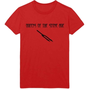 Queens Of The Stone Age - Deaf Songs Uni Red T-Shirt  (2XL) in the group MERCHANDISE / T-shirt / Pop-Rock at Bengans Skivbutik AB (4097087)