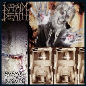 Napalm Death - Enemy Of The Music Business (Red Vi in the group VINYL / Hårdrock/ Heavy metal at Bengans Skivbutik AB (4111918)