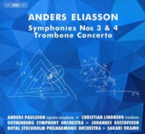 Eliasson Anders - Symphonies Nos 3 & 4 And Trombone C in the group Externt_Lager /  at Bengans Skivbutik AB (4112870)