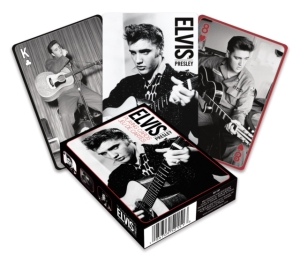 Elvis Presley - Elvis - Black And White Playing Cards in the group MERCHANDISE / Board Games / Pop-Rock at Bengans Skivbutik AB (4113956)