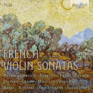 Rhene Emmanuel Baton Claude Debuss - French Violin Sonatas (7Cd) in the group Externt_Lager / at Bengans Skivbutik AB (4117049)