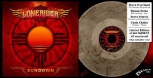 Lonerider - Sundown (Smokey Vinyl Lp) in the group VINYL / Hårdrock/ Heavy metal at Bengans Skivbutik AB (4117548)