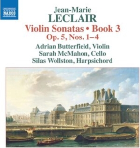 Leclair Jean-Marie - Violin Sonatas - Book 3, Op. 5, Nos in the group Externt_Lager / at Bengans Skivbutik AB (4117566)